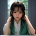 林晓雯，心理学背景内容编辑，温和微笑的年轻女性，简约白色背景，专业感强